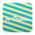 CreaFelt Drink podkładka filcowa RPET w kształcie koła - obrazek 6