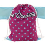 CreaDraw T Kids personalizowany worek ze sznurkami dla dzieci
