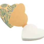 CreaStick Heart Eco personalizowany notatnik z kartkami samoprzylepnymi