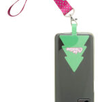 SuboFob Mobile Xmas personalizowana smycz RPET na nadgarstek z uchwytem na telefon - obrazek 6