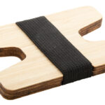 Wolly uchwyt bambusowy na karty