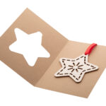 TreeCard Eco karta/kartka świąteczna - gwiazda - obrazek 3