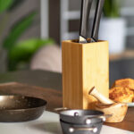 Santoku bambusowy blok na noże - obrazek 3