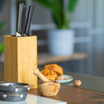 Santoku bambusowy blok na noże - obrazek 4