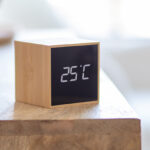 Boolarm bambusowy zegar z alarmem - obrazek 6