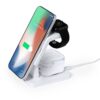 Magnetyczna ładowarka bezprzewodowa 15W, 3 w 1, stojak na telefon - obrazek 3