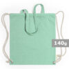 Worek ze sznurkiem i torba na zakupy z bawełny z recyklingu, 2 w 1 - obrazek 8
