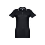 THC ROME WOMEN. Damski slim fit polo t-shirt