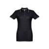 THC ROME WOMEN. Damski slim fit polo t-shirt - obrazek 3