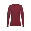 THC MILAN WOMEN. Damski sweter z dekoltem V-neck z bawełny i poliamidu - obrazek 9