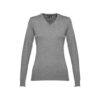 THC MILAN WOMEN. Damski sweter z dekoltem V-neck z bawełny i poliamidu - obrazek 13
