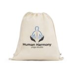 BELIZE. Torba na plecak ze 100% bawełny organicznej (140 g/m²)