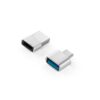 MINSKY. Zestaw 2 aluminiowych adapterów USB-A / USB-C