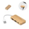 MOSER. HUB z 2 portami USB-A i 1 portem USB-C z bambusa - obrazek 6
