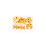 DINOSAURUS. Puzzle 3D z papieru i EVA w kształcie dinozaura