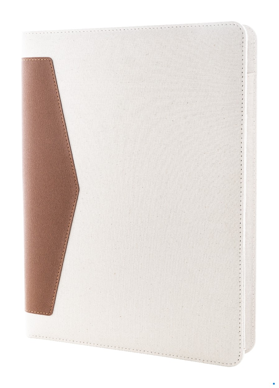 AP808295-00 Carbasa A4 teczka na dokumenty z płótna pochodzącego z recyklingu - obrazek 1