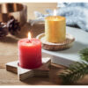 Świeca na drewnianej podstawce PENTAS - obrazek 10