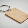 Prostokątny bambusowy brelok ANGLEBOO - obrazek 5