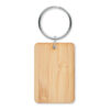 Prostokątny bambusowy brelok ANGLEBOO - obrazek 3