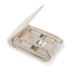 Stojak do telefonu z kablami do ładowania OLIN