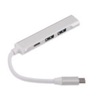 Rozdzielacz HUB USB z kablem typ C - ROSKO
