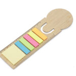 Linijka bambusowa z karteczkami BEMO