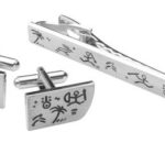 Tahiti Zestaw spinek do mankietów i krawatów