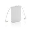 Power bank 5000 mAh, zintegrowany kabel 3 w 1