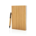 Bambusowy notatnik A5 z bambusowym długopisem