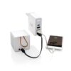 Adapter podróżny, bezprzewodowy power bank 6700 mAh - obrazek 3