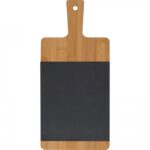 Deska kuchenna bambusowa z łupkiem