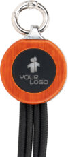 Kabel 4 w 1 z podświetlanym logo w drewnianej obudowie - obrazek 3