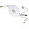 Kabel do ładowania z 3 wtyczkami rozwijany NICO - obrazek 29