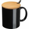 Kubek ceramiczny z łyżeczką 300 ml