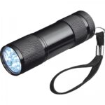 Latarka metalowa 9 LED DUNCAN