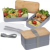 Lunch box ze sztućcami 600 ml SALVATORE - obrazek 3