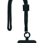 Smycz krótka do telefonu RPET NONETTE WRIST