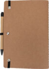 Notatnik A5 z czystymi stronami i długopisem z materiałów z recyklingu CHLOE - obrazek 10