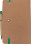 Notatnik A5 z czystymi stronami i długopisem z materiałów z recyklingu CHLOE - obrazek 55