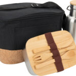 Zestaw lunch box, butelka 500 ml i torba termiczna BRIGITTE