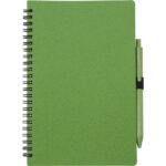 Notatnik ok. A5 ze słomy pszenicznej z długopisem