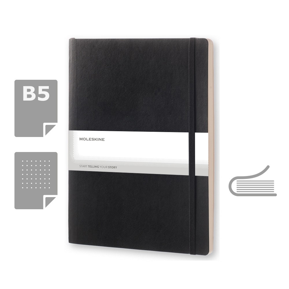 VM408-03_AAA00.jpg MOLESKINE Notatnik ok. B5 - obrazek 1