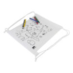 Zocolo Worek ze sznurkiem do kolorowania RPET, zwierzęta