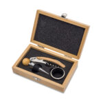 Zestaw do wina w bambusowym pudełku Sommelier