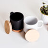 Kubek ceramiczny z bambusową przykrywką Giulia - obrazek 23