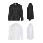 VL BACO. Koszula kucharza z długim rękawem (190 g/m2)