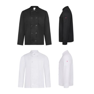 VL BACO. Koszula kucharza z długim rękawem (190 g/m2)