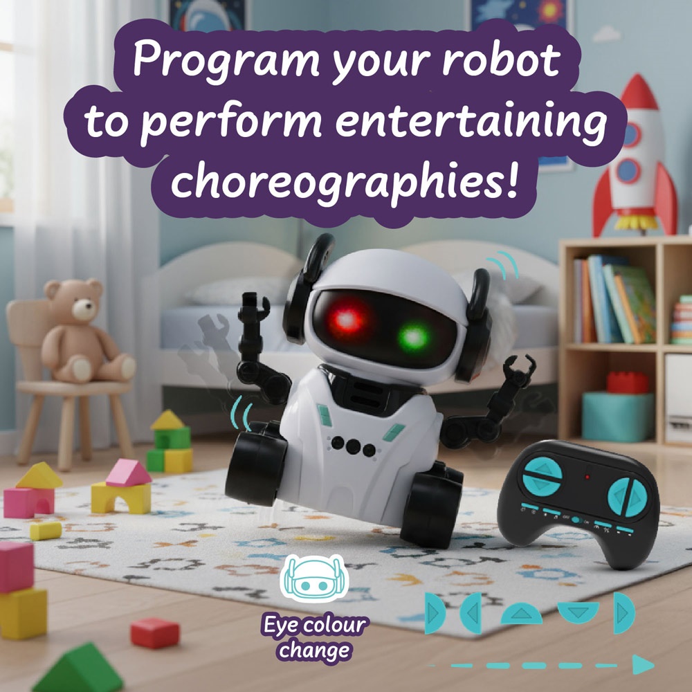 35875_100-a.jpg ROMI INTELLIGENT ROBOT. Zabawka edukacyjna dla dzieci - obrazek 1