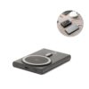 WRIGHT 5. Magnetyczny powerbank z superszybkim ładowaniem z recyklingowanego aluminium i recyklingowanego ABS o pojemności 5000 mAh - obrazek 6