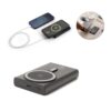 WRIGHT 10. Magnetyczny powerbank z superszybkim ładowaniem z recyklingowanego aluminium i recyklingowanego ABS o pojemności 10 000 mAh - obrazek 8